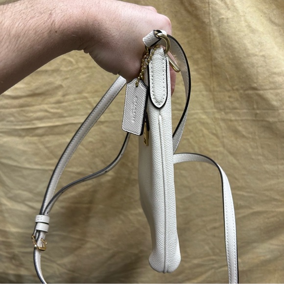 Vintage Coach Purse Womens OS Beige CE871 Mini Rowan File Crossbody Leather Bag - Picture 3 of 8